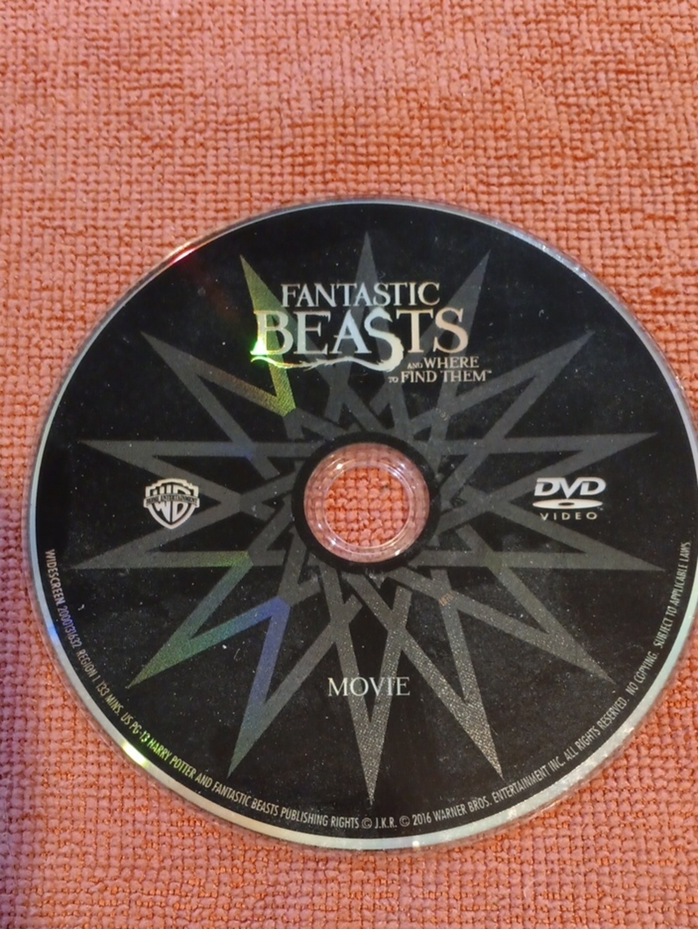 2/$12 Fantastic Beasts And Where To Find Them DVD *NO CASE*